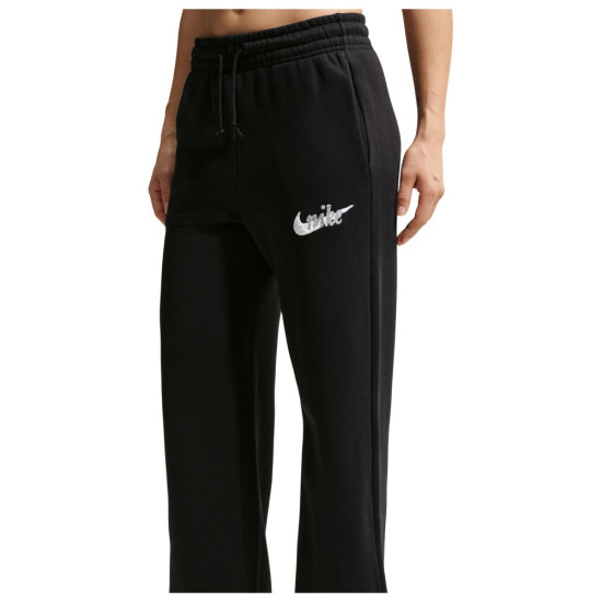Nike Γυναικείο παντελόνι φόρμας Sportswear Phoenix Fleece High-Waisted Wide-Leg Logo Pants